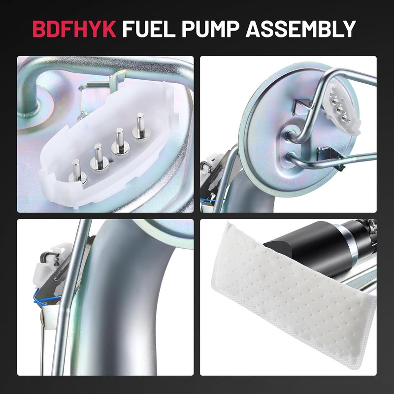 BDFHYK Electric Fuel Pump Module Assembly E2122H Compatible with Ford Crown Victoria, Compatible with Lincoln/Mercury Town Car Grand Marquis 1991 1992 1993 1994 4.6L V8 Replace F2VY9A407A, F2VY9A407AA - Image 2